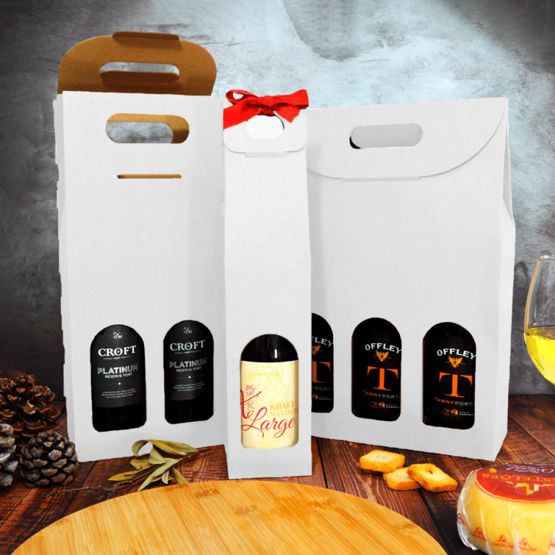 Caja de carton para 1 2 ou 3 garrafas Rebelde Way