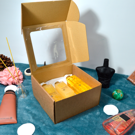 Cajas de cartón Express gourmet 200x190x100mm C/ventana