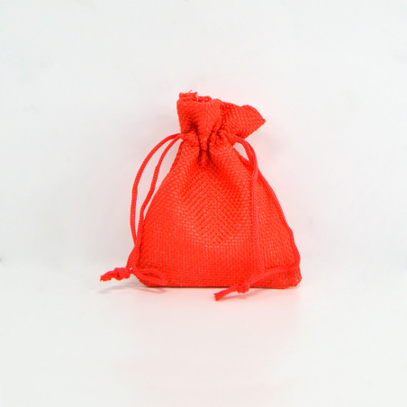 Bolsa yute Infinitum Red 7x9cm