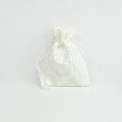 Sacs de Jute Pure White 7x9cm