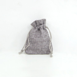 Sacs de Jute Space Grey 7x9cm