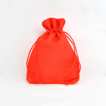 Bolsa yute Infinitum Red 10x14cm