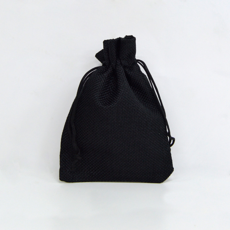 Saco 10x14cm juta Quasar Black