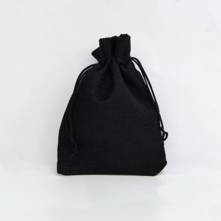 Saco juta Quasar Black 10x14cm