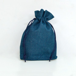 Sacs de Jute Navy Blue 10x14cm