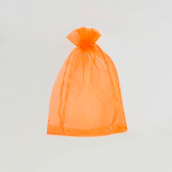 Sachets organza Pumpkin Orange 10x14cm