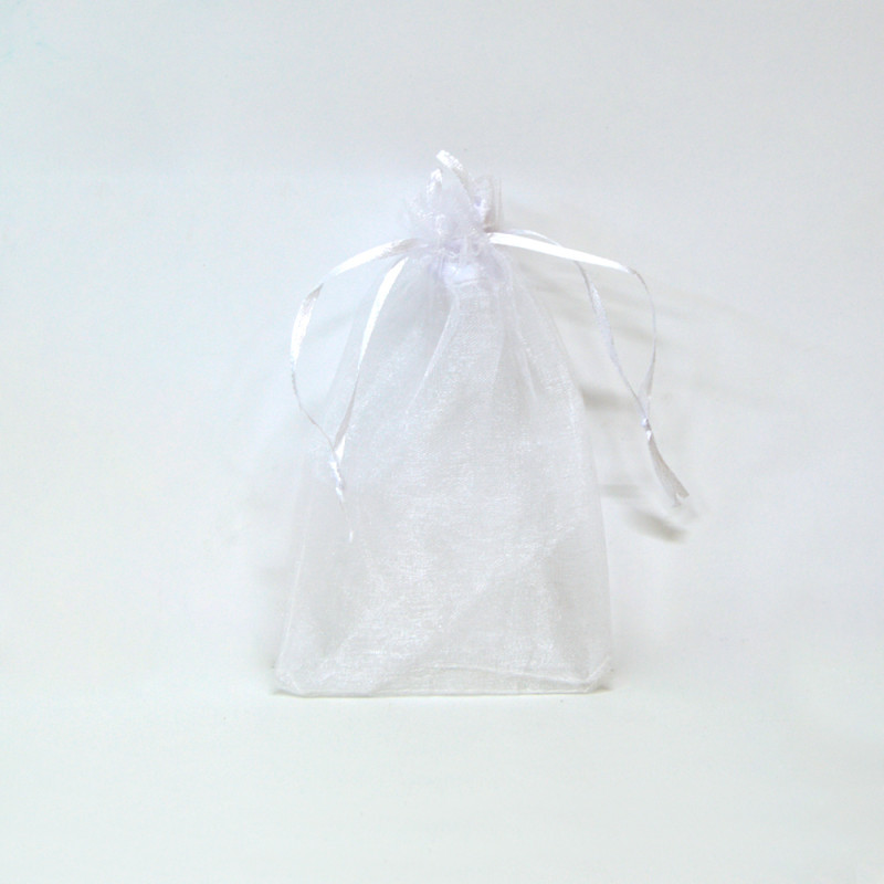 Bolsa organza Imperial White 10x14cm
