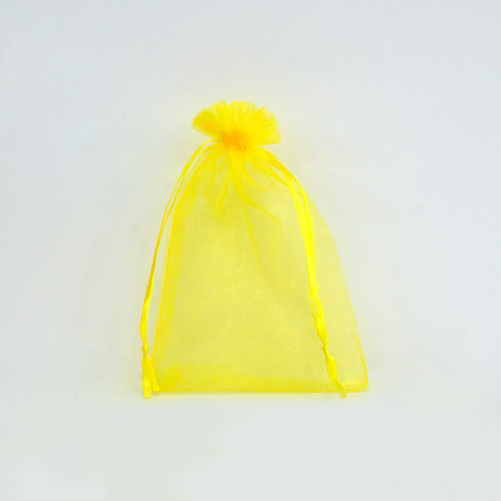 Saco organza Lemon Yellow 10x14cm