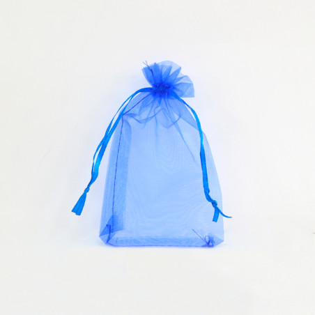 Bolsa organza Deepspace Blue 10x14cm