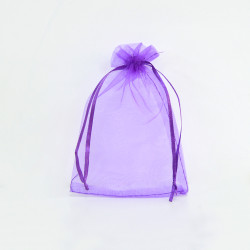 Bolsa organza Indigo Purple 10x14cm