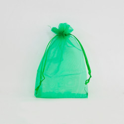 Bolsa organza Amazon Green 10x14cm