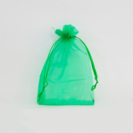 Bolsa organza Amazon Green 10x14cm