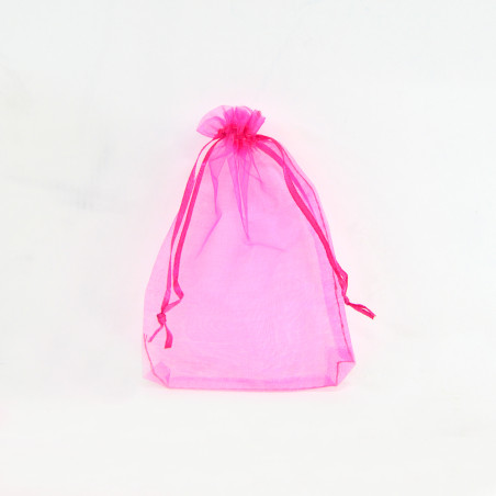 Sachets organza Fuchsia Pink 10x14cm