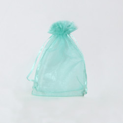 Sachets organza Emerald Green 10x14cm
