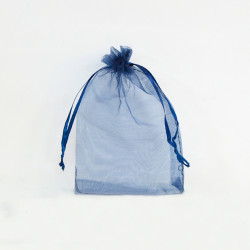 Sachets organza Navy Blue 10x14cm