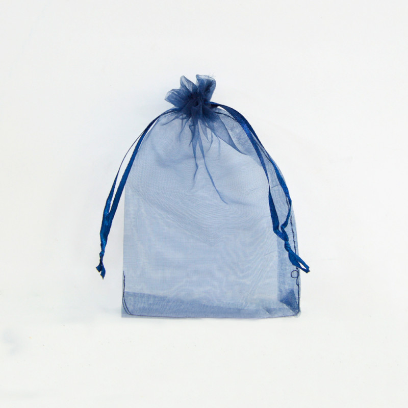 Saco organza Navy Blue 10x14cm