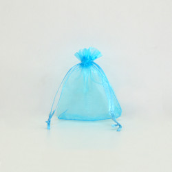 Bolsa organza Sky Blue 7x9cm