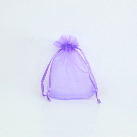 Saco 7x9cm organza Quantum Violet