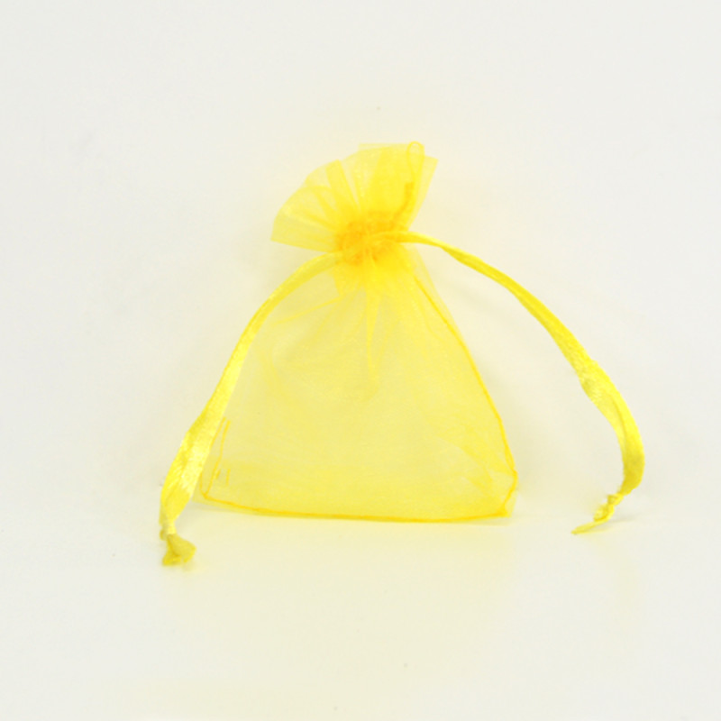 Saco organza Lemon Yellow 7x9cm
