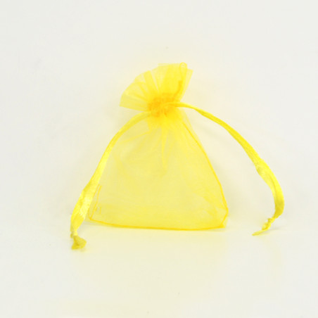 Saco organza Lemon Yellow 7x9cm