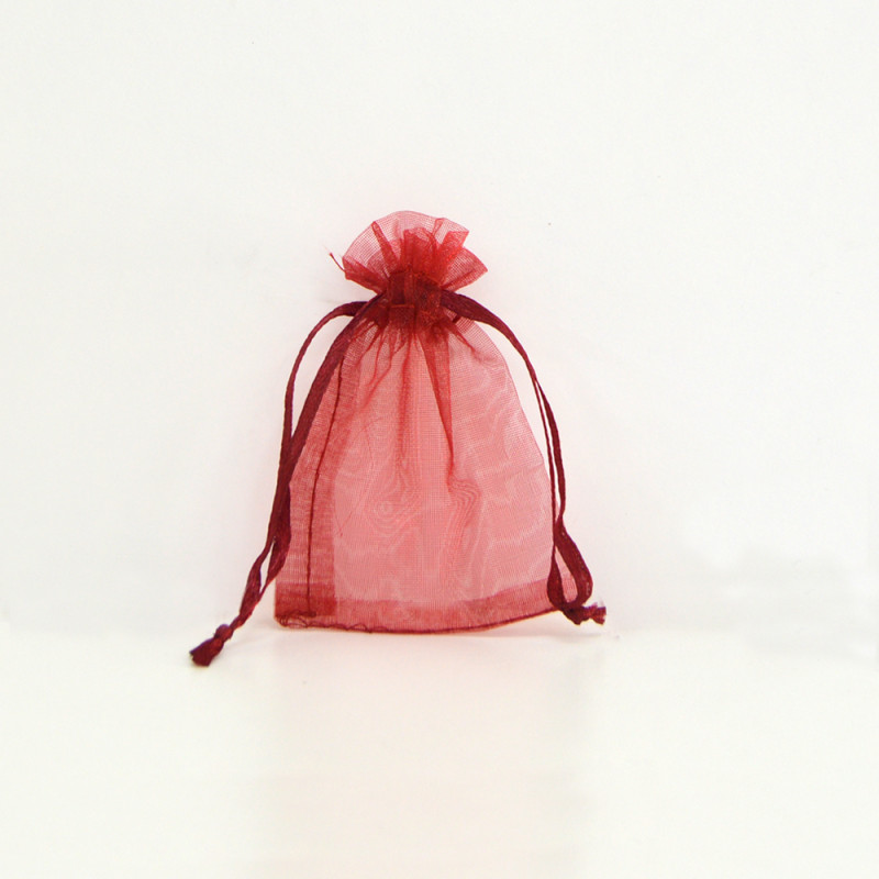 Saco organza Bordeaux 7x9cm