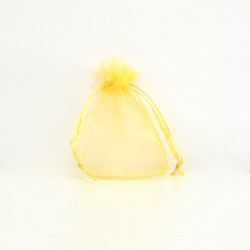 Sachets organza Sun Yellow 7x9cm