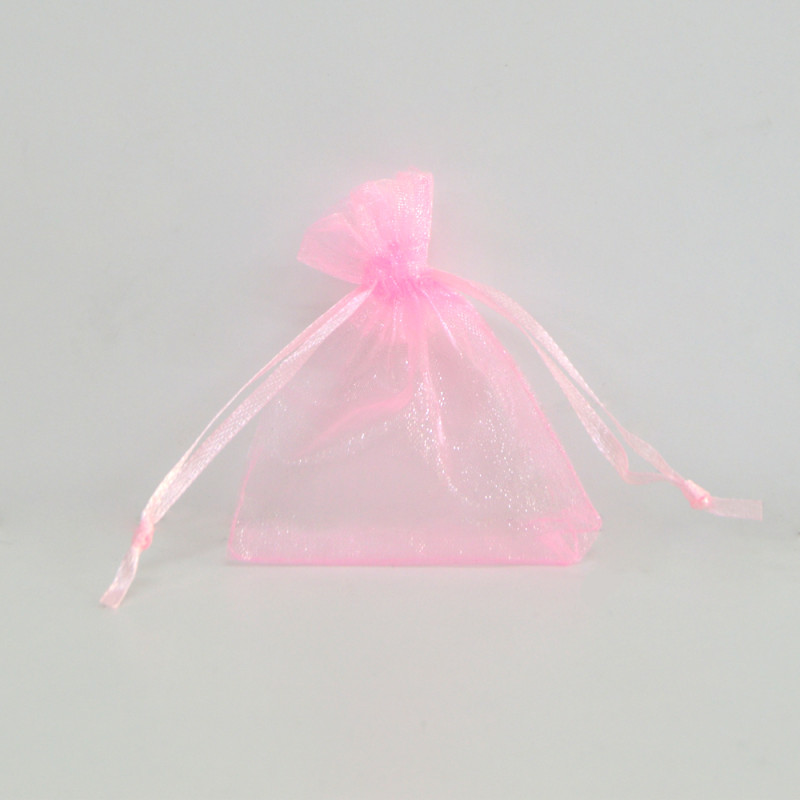Saco organza Baby Pink 7x9cm