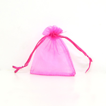 Saco organza Fuchsia Pink 7x9cm