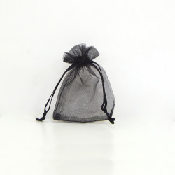 Bolsa organza Quasar Black 7x9cm