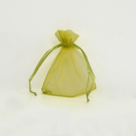 Saco organza Olive Green 7x9cm