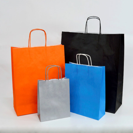 Bolsas de papel de ala retorcida