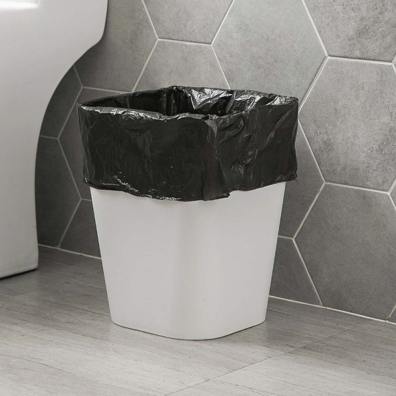 Saco para lixo Preto 52x60cm