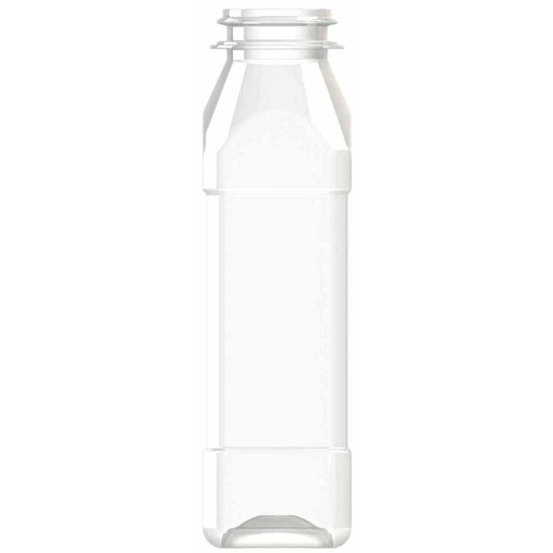 Garrafa PET 100ml quadrada