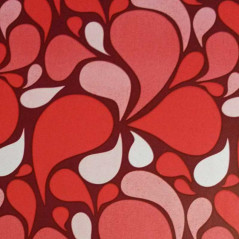 Papier d’emballage abstrait rouge