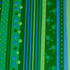 Grüne Blumen Geschenkpapier