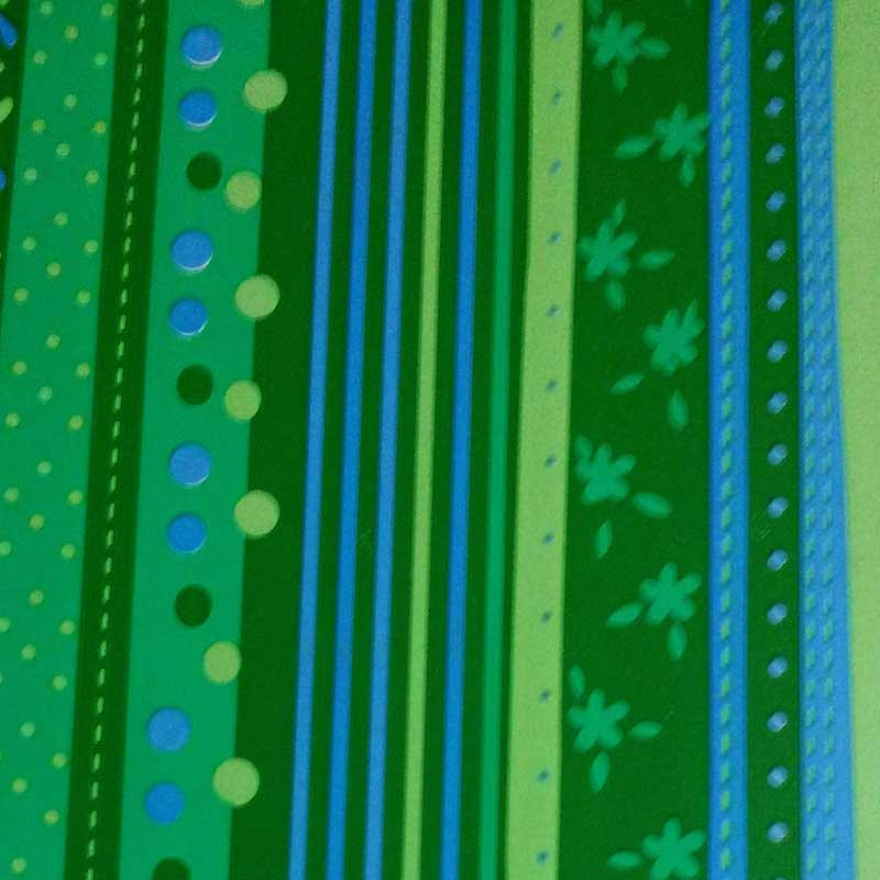 Papel de embrulho floral verde