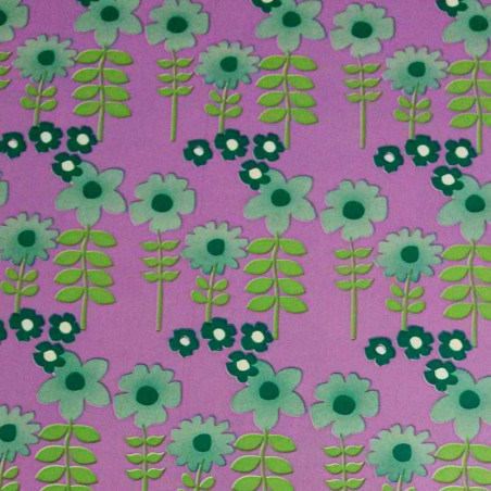 Papel de embrulho jardim de flores lilaz