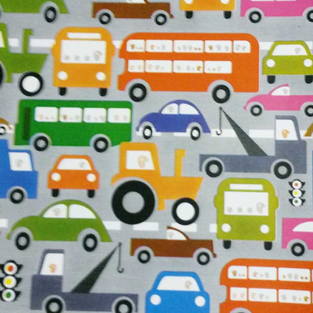 Papel de embrulho infantil carrinhos