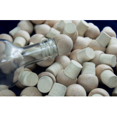 Bouchon boule en bois luxe