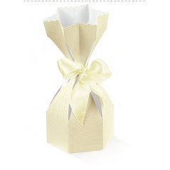 Avorio flèche boîte saccolo mini 60x60x120mm