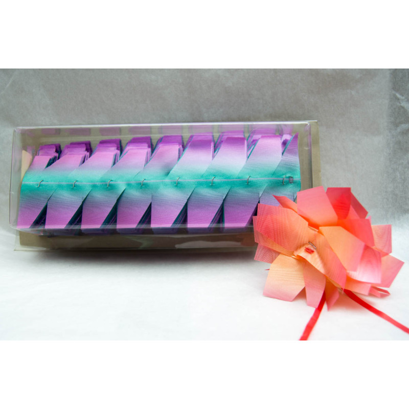 Fita embrulho Svelto bouquet verde roxo