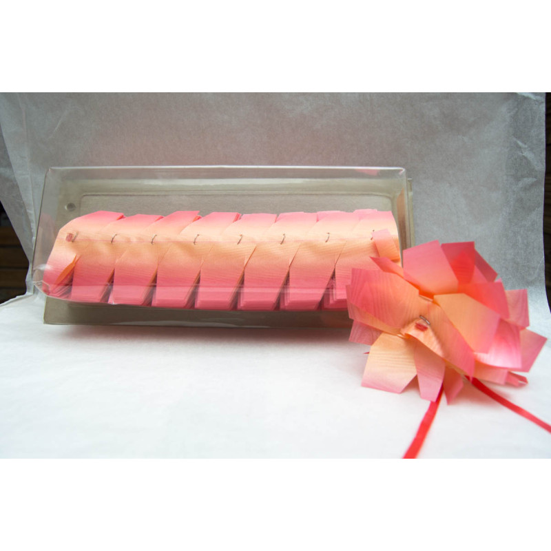 Fita embrulho Svelto bouquet laranja rosa