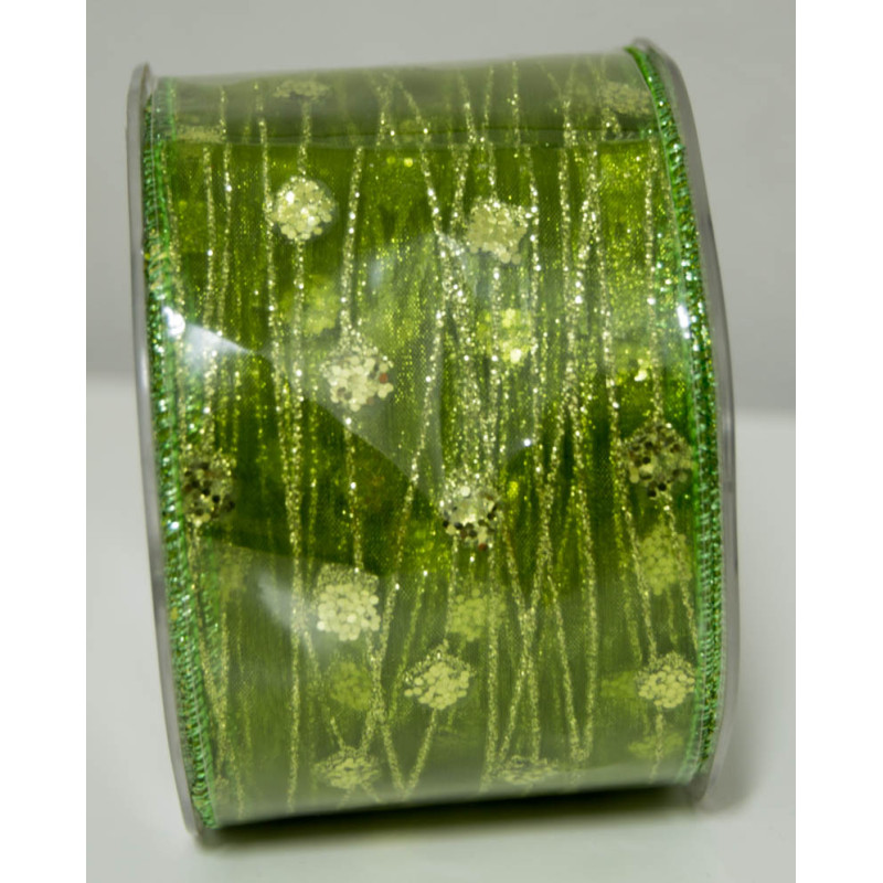 Fita organza amarela