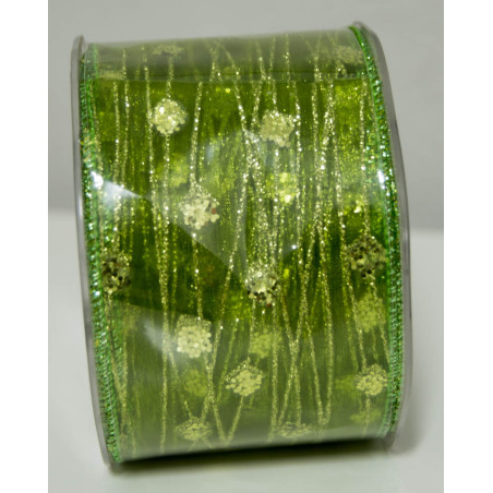 Fita organza amarela