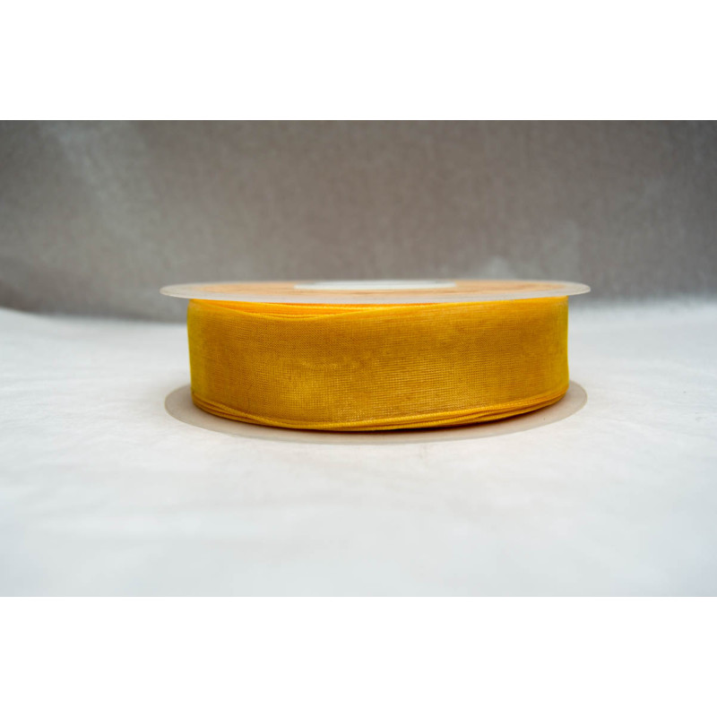 Fita organza amarela