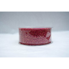 Band Web Bordeaux und gold