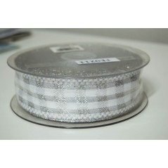 Tessuto nastro chanel argento