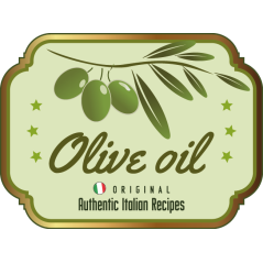 Olivenöl-Flaschen-Etikett 3