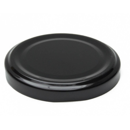 Tampa metálica preta