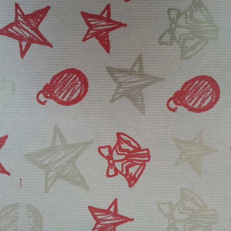 papel de embrulho kraft verjurado natural natal